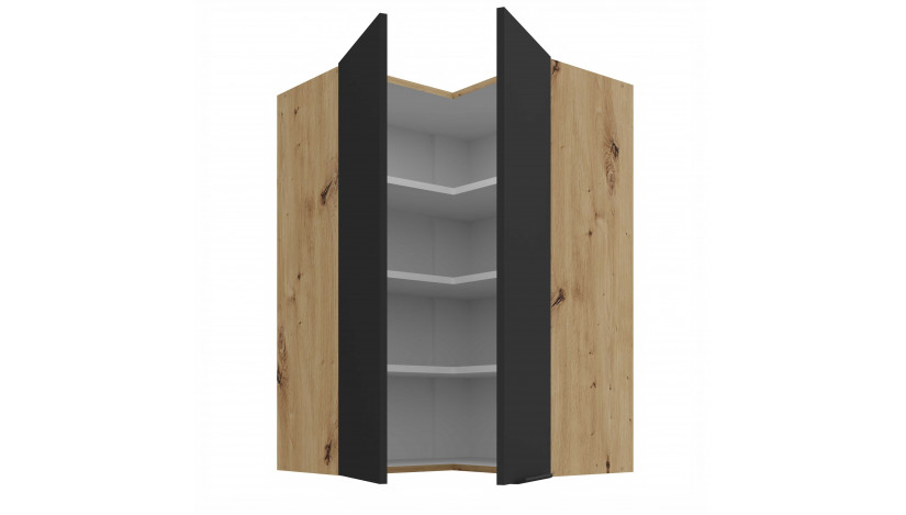 ARIA BL/AR 60x60 GN-90 2F 90° pakabinama kampinė spintelė