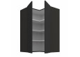 ARIA BL/BL 60x60 GN-90 2F 90° pakabinama kampinė spintelė