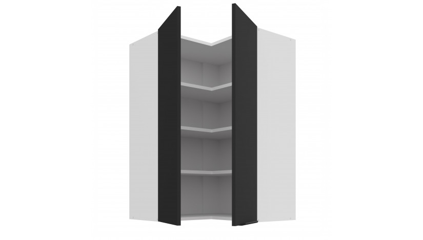 ARIA BL/WH 60x60 GN-90 2F 90° pakabinama kampinė spintelė