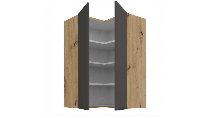 ARIA GR/AR 60x60 GN-90 2F 90° pakabinama kampinė spintelė