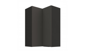 ARIA GR/BL 60x60 GN-90 2F 90° pakabinama kampinė spintelė