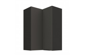 ARIA GR/BL 60x60 GN-90 2F 90° pakabinama kampinė spintelė