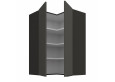 ARIA GR/BL 60x60 GN-90 2F 90° pakabinama kampinė spintelė