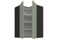 ARIA SA/BL 60x60 GN-90 2F 90° pakabinama kampinė spintelė