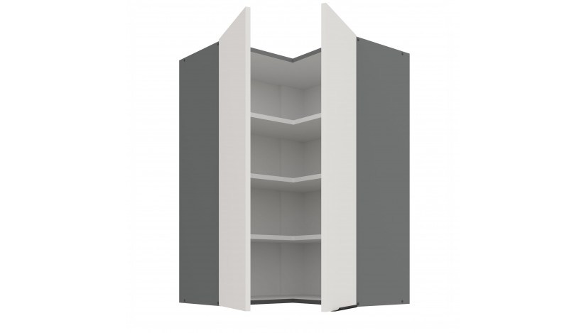 ARIA WH/ANT 60x60 GN-90 2F 90° pakabinama kampinė spintelė