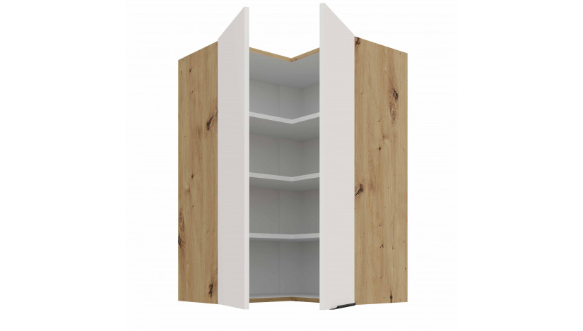 ARIA WH/AR 60x60 GN-90 2F 90° pakabinama kampinė spintelė