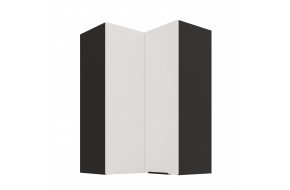 ARIA WH/BL 60x60 GN-90 2F 90° pakabinama kampinė spintelė