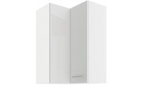 LARA 60x60 GN-90 2F 90° pakabinama kampinė spintelė balta