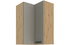 LUNA 60x60 GN-90 1F 90° Pakabinama Kampinė Spintelė Claygrey Artisan