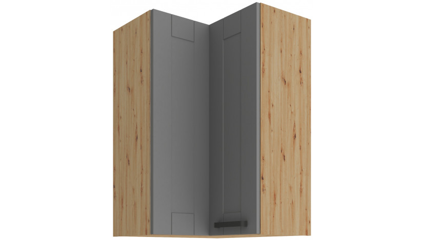 LUNA 60x60 GN-90 1F 90° Pakabinama Kampinė Spintelė Dustgrey Artisan