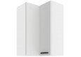 LUNA 60x60 GN-90 1F 90° Pakabinama Kampinė Spintelė balta balta