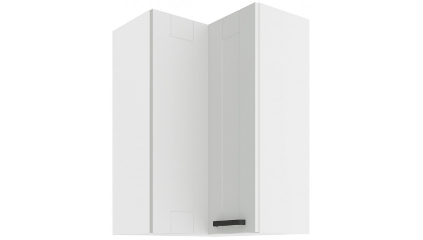 LUNA 60x60 GN-90 1F 90° Pakabinama Kampinė Spintelė balta balta