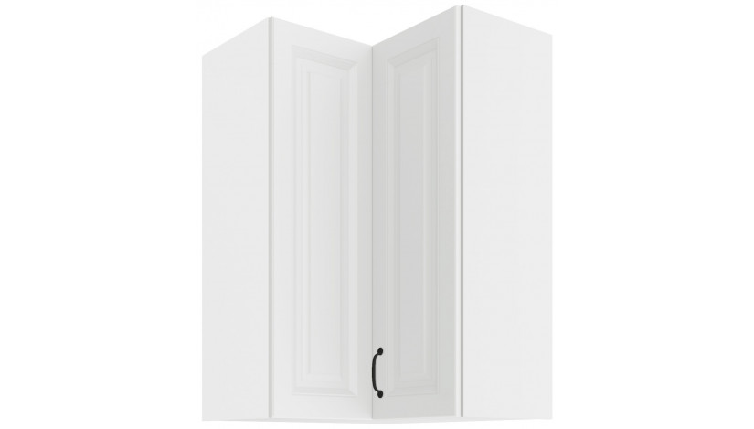 Stilo 60x60 GN-90 1F 90° Pakabinama Kampinė Spintelė balta balta