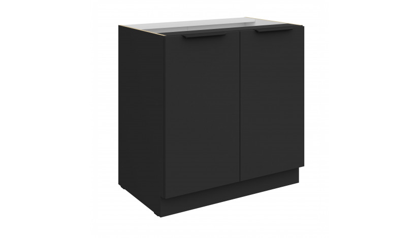 ARIA BL/BL 80 D 2F BB pastatoma spintelė