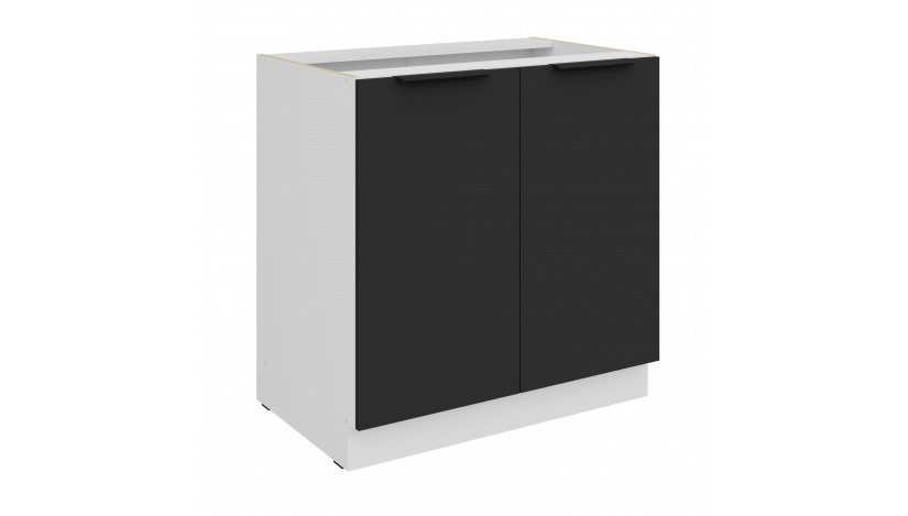 ARIA BL/WH 80 D 2F BB pastatoma spintelė