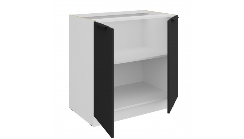 ARIA BL/WH 80 D 2F BB pastatoma spintelė