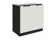 ARIA WH/BL 80 D 2F BB pastatoma spintelė