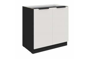 ARIA WH/BL 80 D 2F BB pastatoma spintelė