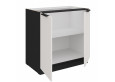 ARIA WH/BL 80 D 2F BB pastatoma spintelė