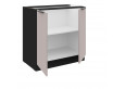 ARONA 80 D 2F BB pastatoma spintelė juoda