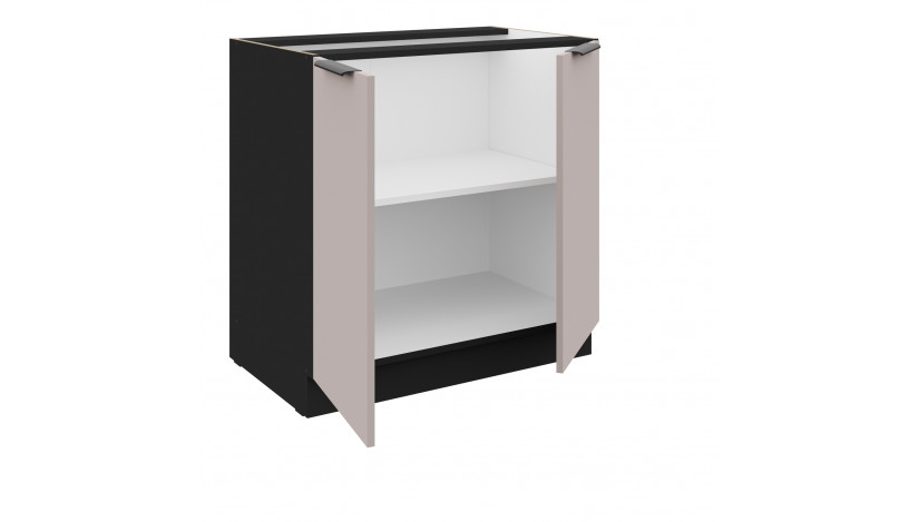 ARONA 80 D 2F BB pastatoma spintelė juoda