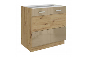 ARTISAN Cappucino 80 D 2F BB pastatoma spintelė