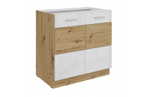ARTISAN Balta 80 D 2F BB pastatoma spintelė
