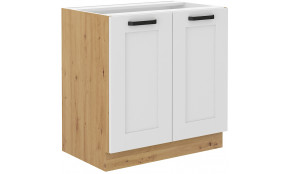 LUNA 80 D 2F BB pastatoma spintelė Balta Artisan