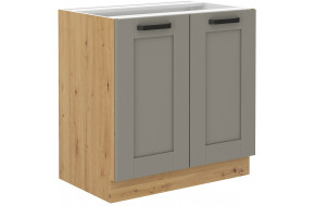 LUNA 80 D 2F BB pastatoma spintelė Claygrey Artisan