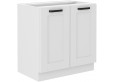 LUNA 80 D 2F BB pastatoma spintelė balta balta