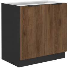 MONZA 80 D 2F BB pastatoma spintelė juoda