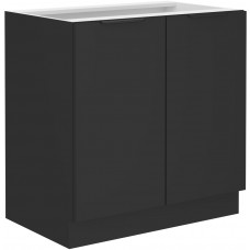 SIENA 80 D 2F BB pastatoma spintelė juoda