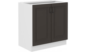 Stilo 80 D 2F BB pastatoma spintelė Grafit balta