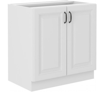 Stilo 80 D 2F BB pastatoma spintelė balta balta Stilo 80 D 2F BB pastatoma spintelė balta balta