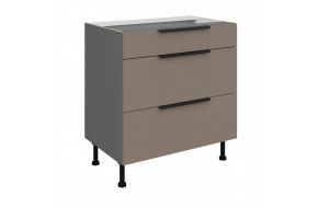 ARIA TA/ANT 80 D 3S BB PREMIUM pastatoma spintelė su stalčiais 