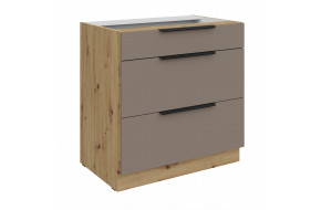ARIA TA/AR 80 D 3S BB PREMIUM pastatoma spintelė su stalčiais 