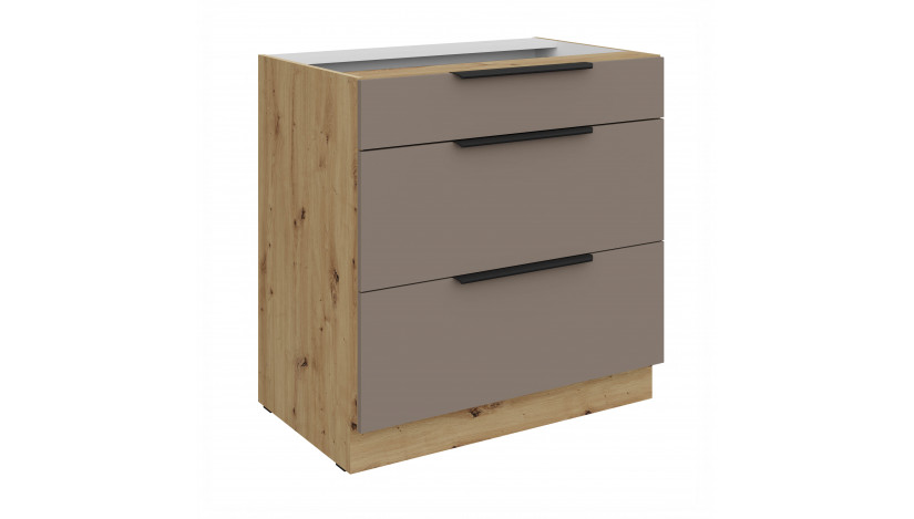ARIA TA/AR 80 D 3S BB PREMIUM pastatoma spintelė su stalčiais 
