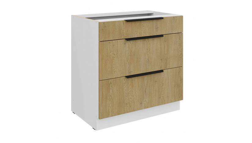 CREMONA WH 80 D 3S BB PREMIUM pastatoma spintelė su stalčiais 