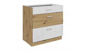 ARTISAN Balta 80 D 3S BB pastatoma spintelė su stalčiais PREMIUM