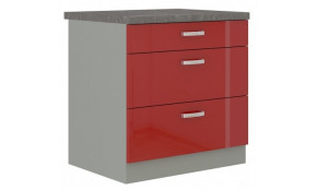 Rose 80 D 3S BB pastatoma spintelė su stalčiais