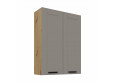 LUNA 80 G-108 2F Claygrey Artisan pakabinama spintelė