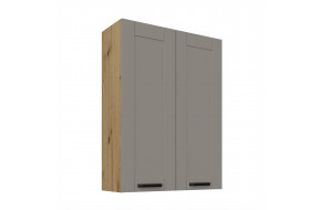 LUNA 80 G-108 2F Claygrey Artisan pakabinama spintelė