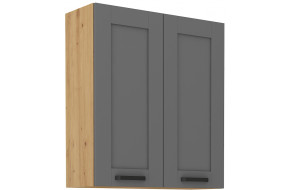 LUNA 80 G-108 2F Dustgrey Artisan pakabinama spintelė