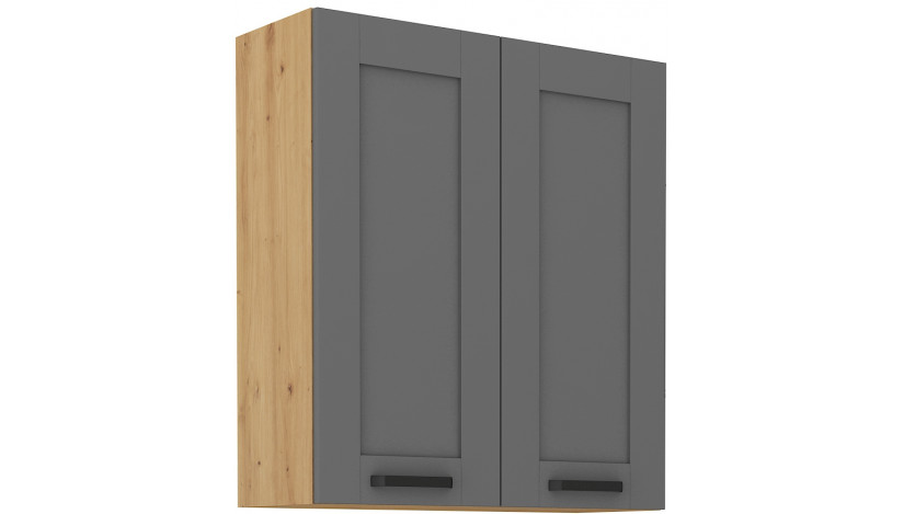 LUNA 80 G-108 2F Dustgrey Artisan pakabinama spintelė