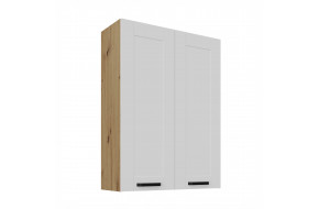 LUNA 80 G-108 2F Balta Artisan pakabinama spintelė