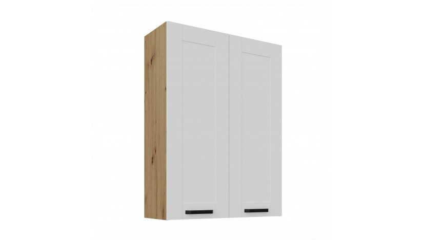 LUNA 80 G-108 2F Balta Artisan pakabinama spintelė