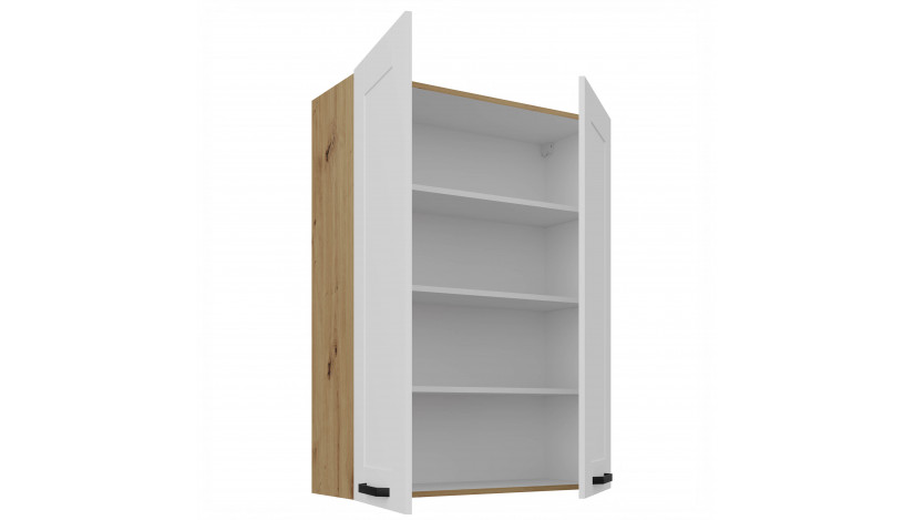 LUNA 80 G-108 2F Balta Artisan pakabinama spintelė