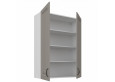 STILO 80 G-108 2F Claygrey balta pakabinama spintelė