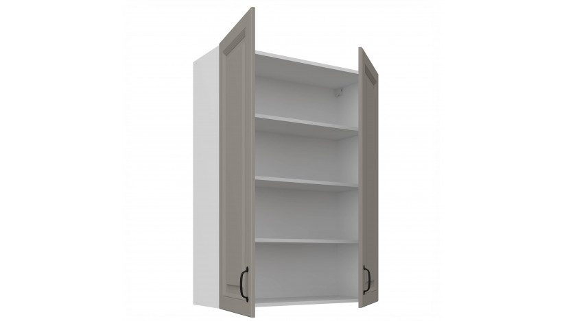STILO 80 G-108 2F Claygrey balta pakabinama spintelė