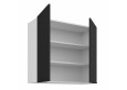 ARIA BL/WH 80 G-72 2F pakabinama spintelė